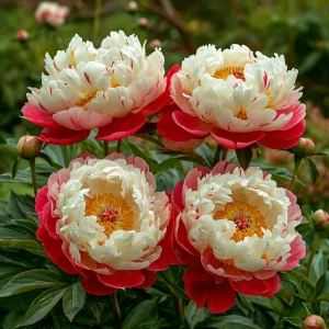 Пион Коралловый Каскад купить по цене от 490р. в интернет-магазине «Посадика» с доставкой почтой в в Повориное и по всей России – [изображение №1].