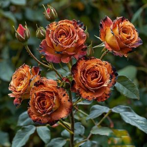 Роза плетистая Оранжевый Бриллиант купить по цене от 450р. в интернет-магазине «Посадика» с доставкой почтой в в Повориное и по всей России – [изображение №1].